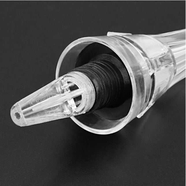 Wine aerator for enhancing flavors, easy to use, compact design.