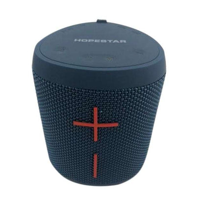 P14 wireless Bluetooth speaker with buttons, waterproof and dustproof design.