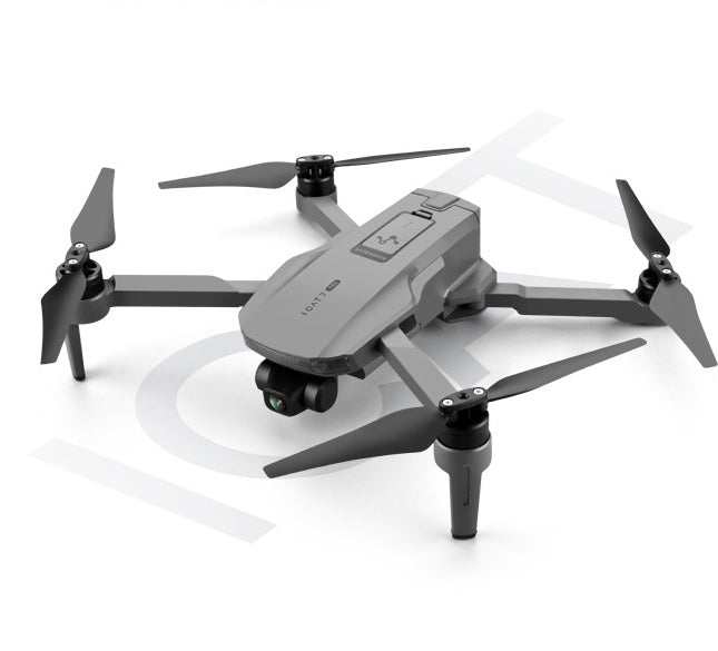 Folding GPS drone with HD camera and stabilizing gimbal, suitable for youth, compact design.