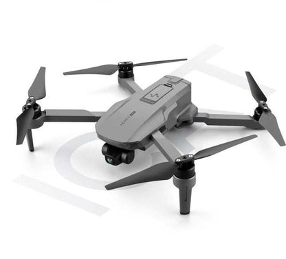 Folding GPS drone with HD camera and stabilizing gimbal, suitable for youth, compact design.