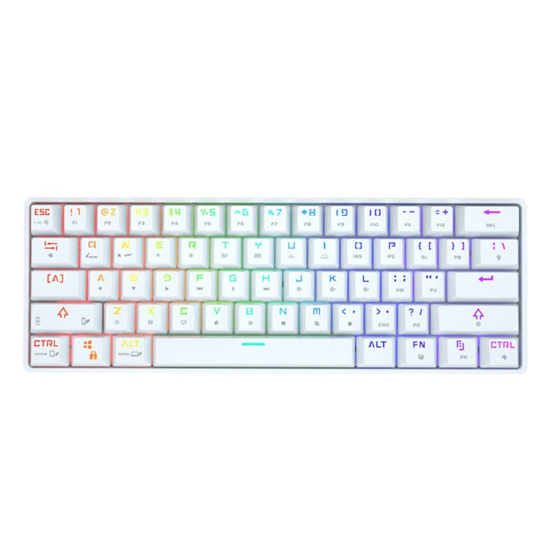 Ultimate wireless Bluetooth mechanical keyboard with RGB backlighting.