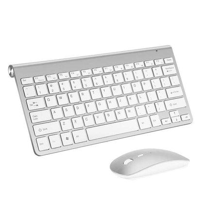 Wireless keyboard and mouse combo set with USB interface, optical resolution 1200dpi, ideal for home office and gaming.