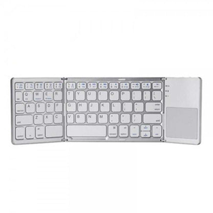 Folding Bluetooth Keyboard with Touchpad, 64 Keys, Compact Design