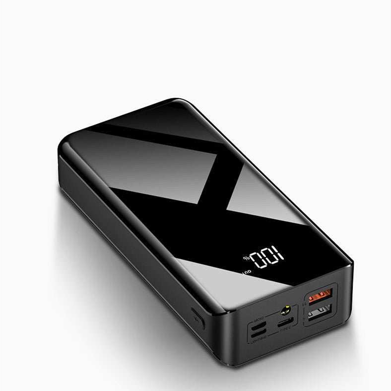 30000mAh power bank with LCD display and sleek design